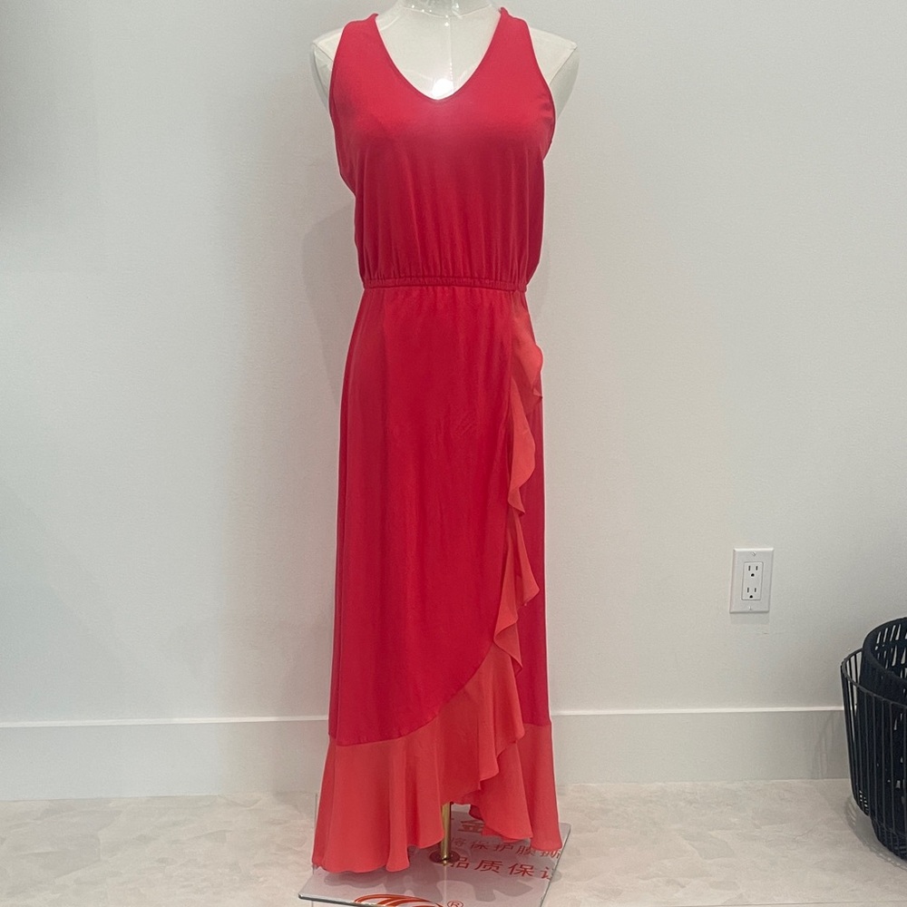 Ella Moss Asymmetrical Red Dress